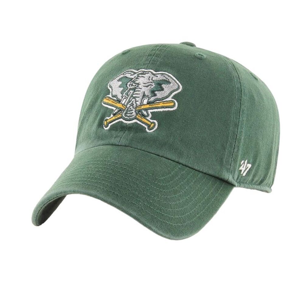 Oakland Athletics Cooperstown 47 Baseball Cap / Dark Green